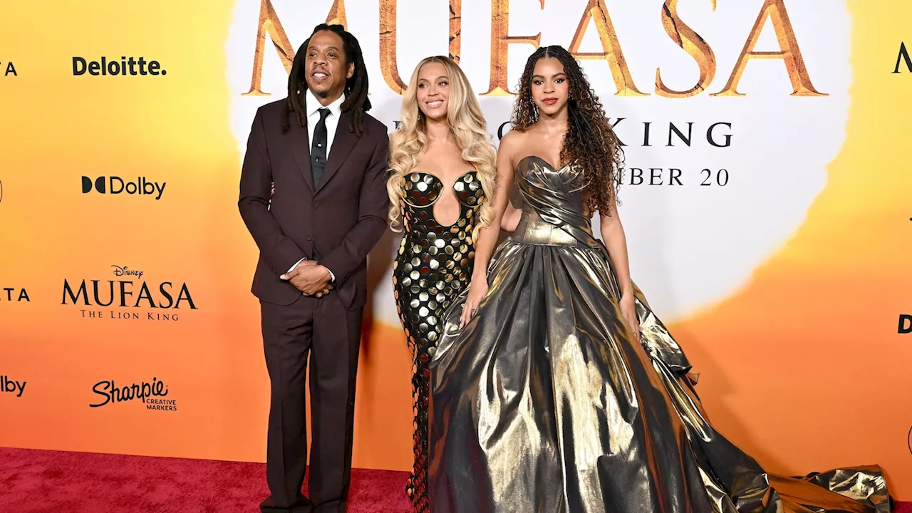 Blue Ivy attends 'Mufasa' premiere with parents Beyonce and Jay-Z