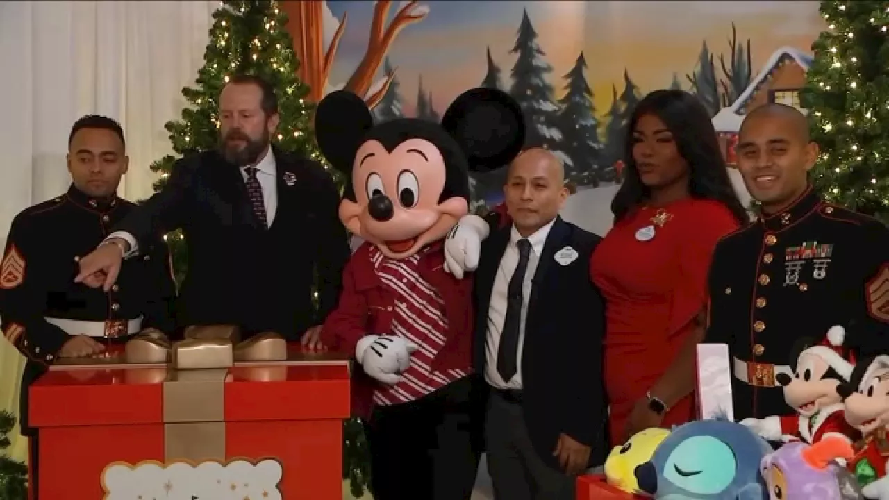 Mickey Mouse helps kick off Disney's global toy drive in New York City