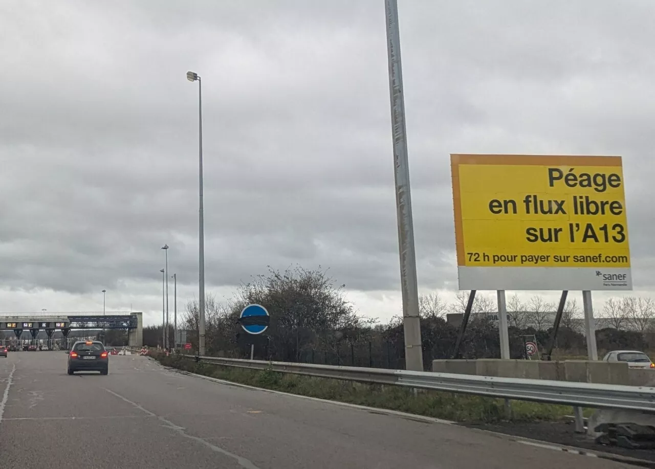 Sur l’autoroute A13 : le péage en flux libre, c’est parti !