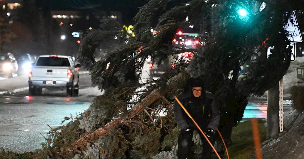 Icy roads close Su Valley schools after high winds cause outages in Anchorage and Mat-Su