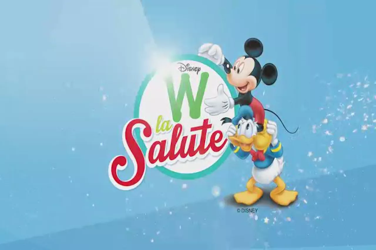 Campioni di salute a scuola con i personaggi Disney