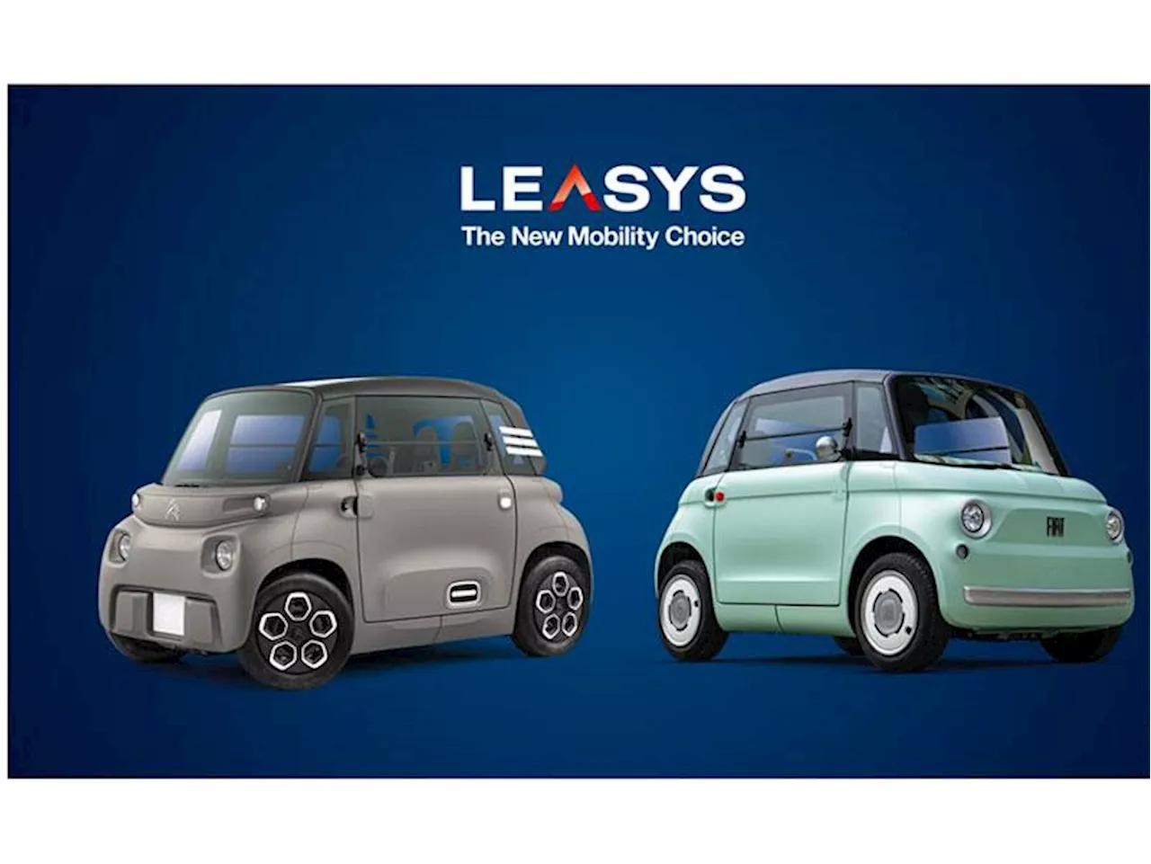 Leasys, noleggio Citroen AMI e Fiat Topolino