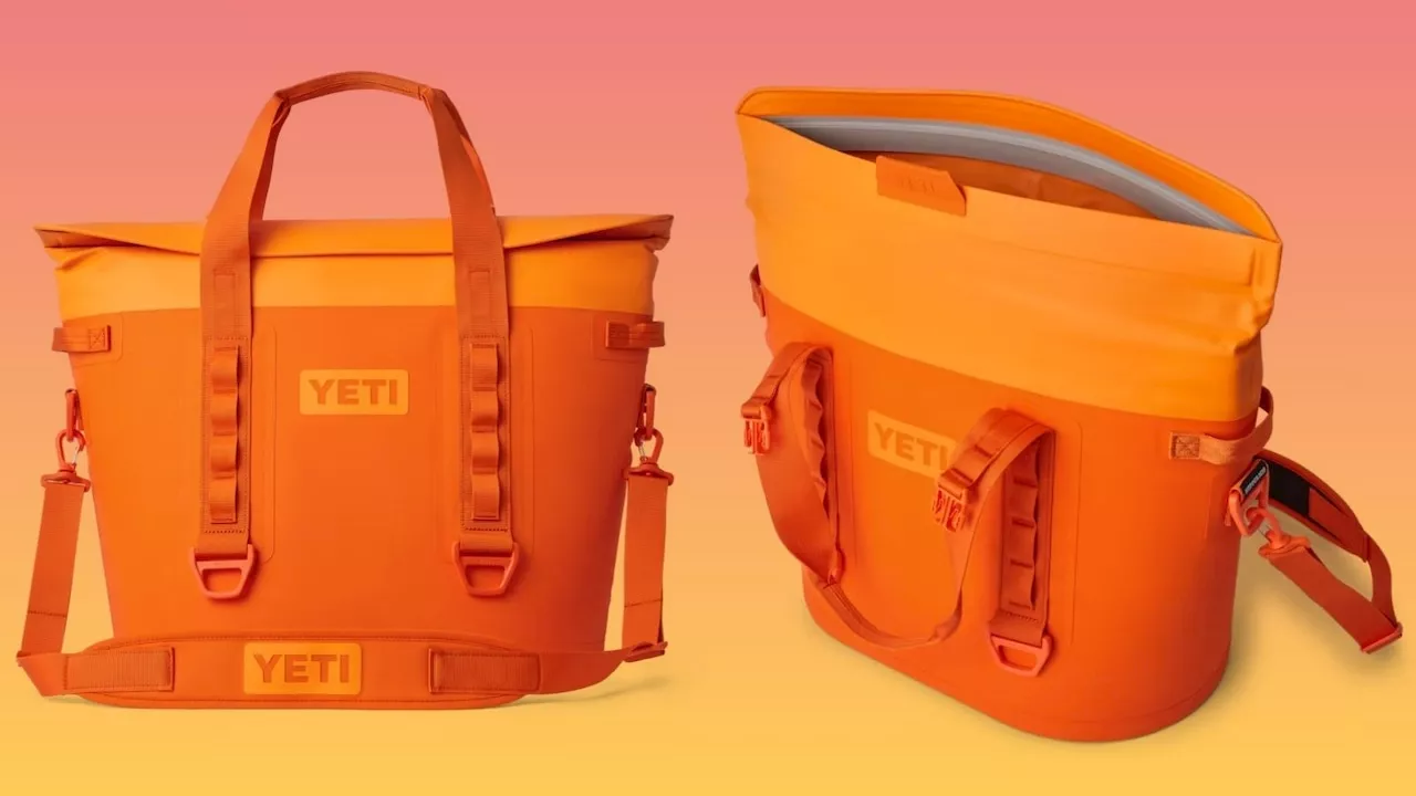 Yeti’s orange Hopper Tote soft cooler is on sale for a limited-time