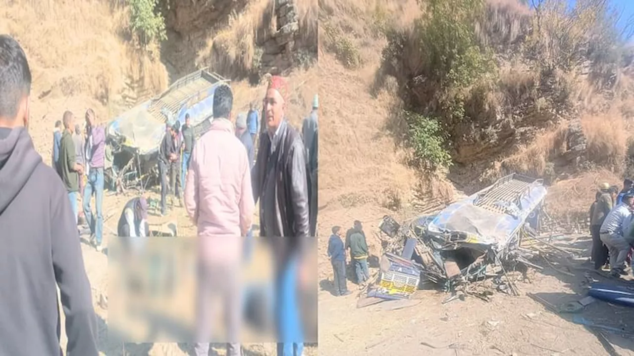 Himachal Bus Accident: निजी बस गहरी खाई में गिरी, चालक की माैत; 20 से अधिक यात्री घायल