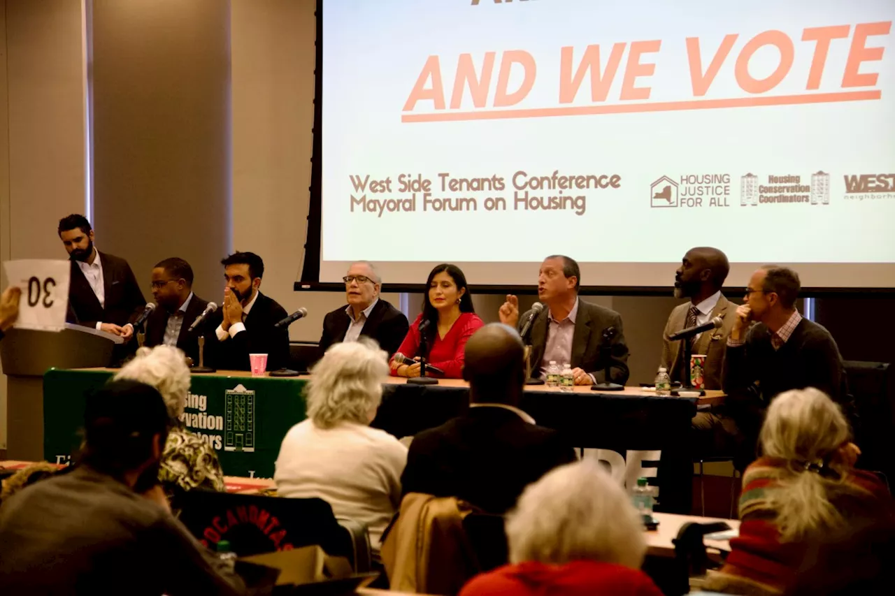 Mayoral hopefuls entertain rent freeze in Upper West Side housing forum