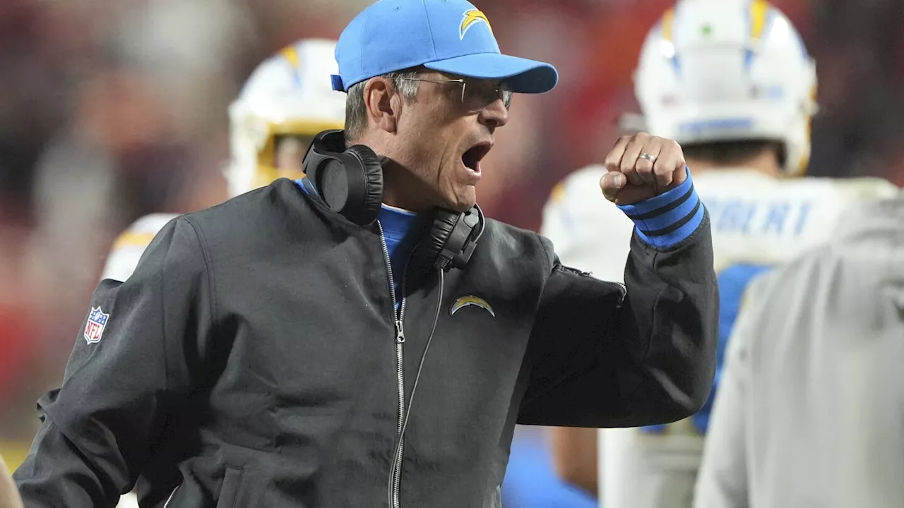 Chargers have improved under Jim Harbaugh but are still struggling in close games