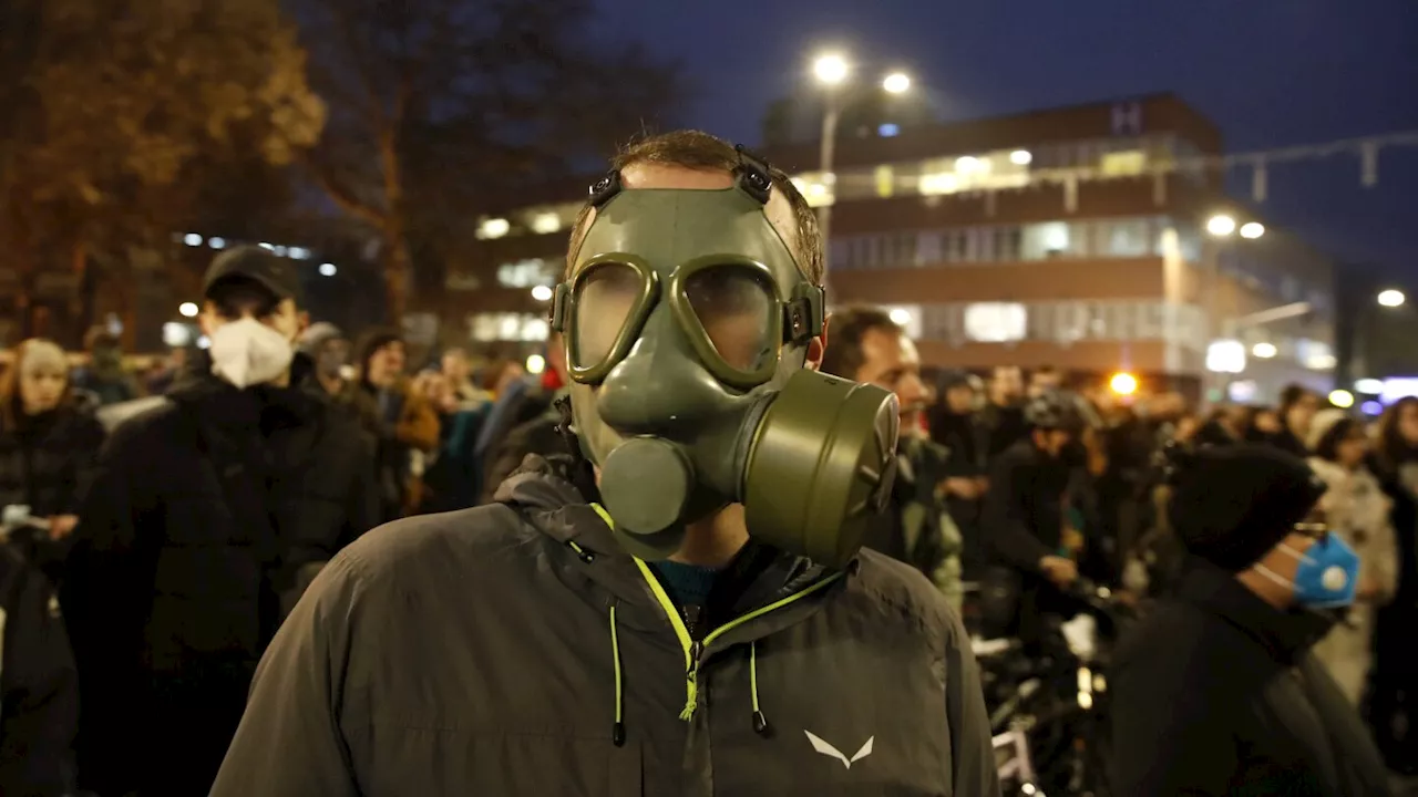 Citizens against smog: Protesters in North Macedonia demand action against pollution