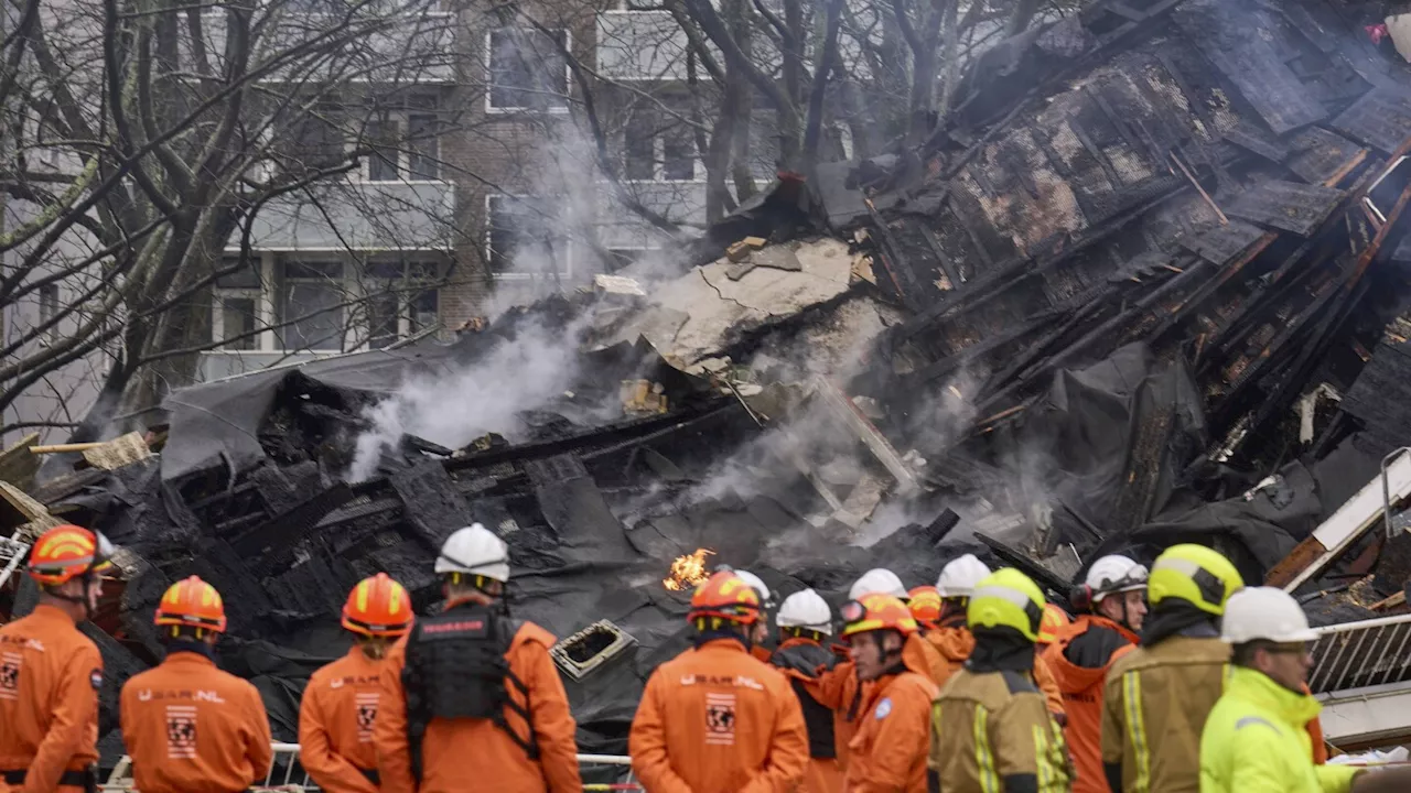 Dutch police arrest 3 with possible links to huge apartment explosion that killed 6 in The Hague