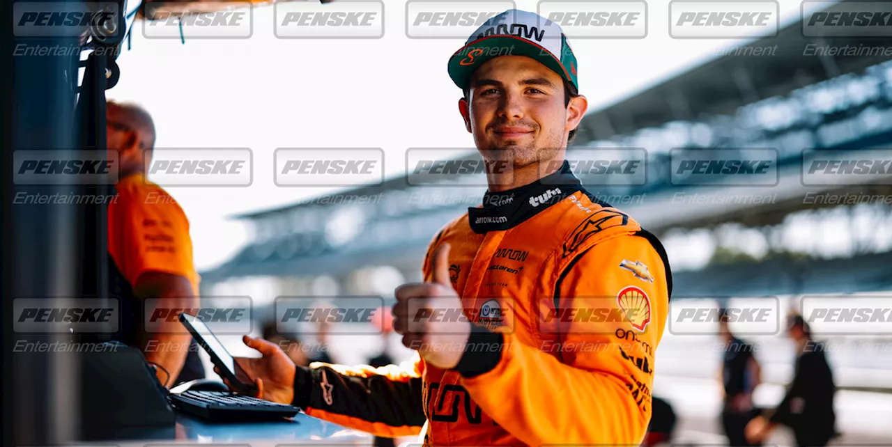 IndyCar Driver Pato O'Ward in Abu Dhabi for Formula 1 Test with McLaren