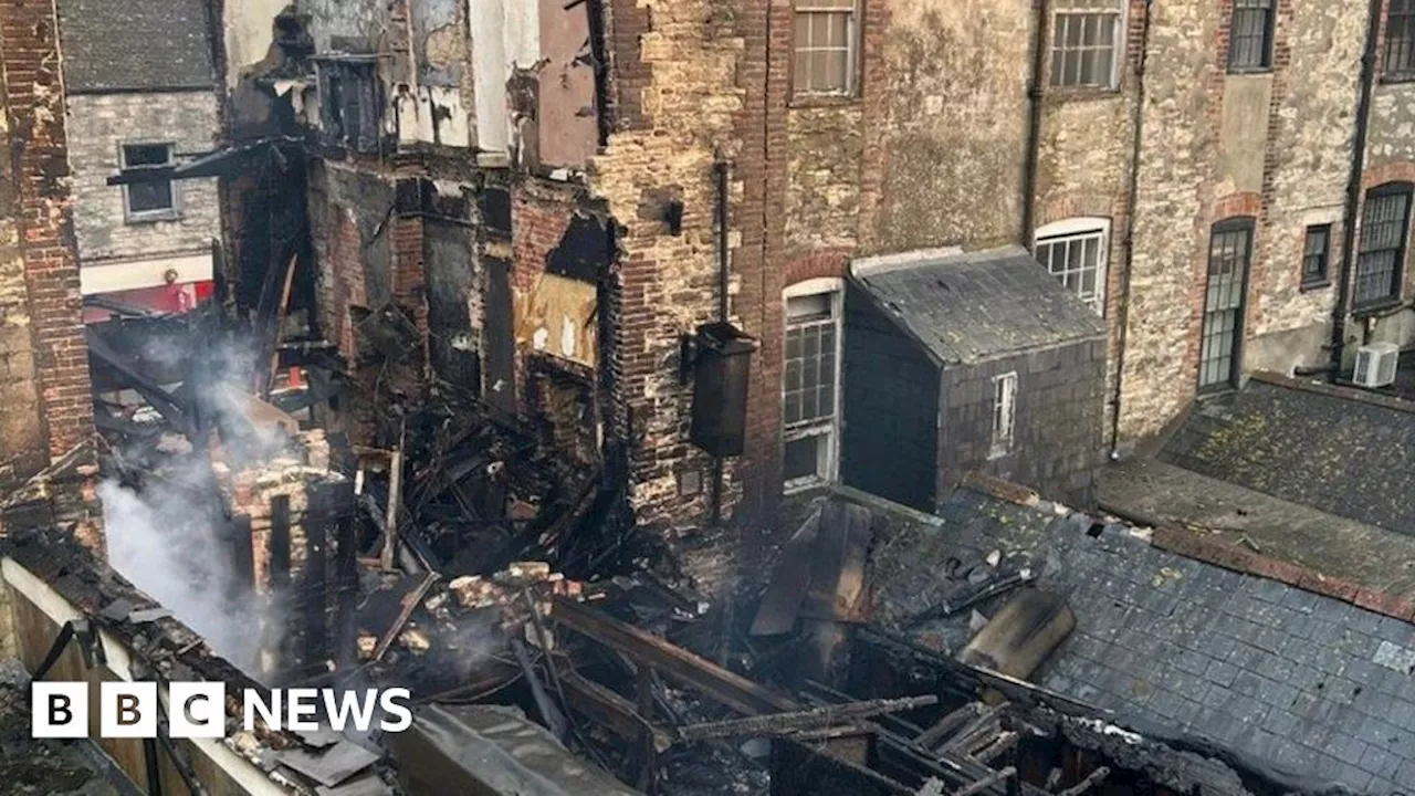 Thomas Hardy building lost in Dorchester fire