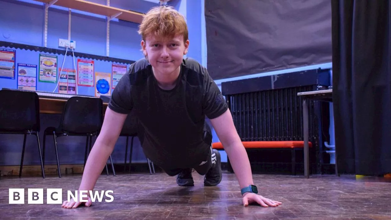 Teenage cancer patient from Derbyshire completes 3,000 push-ups