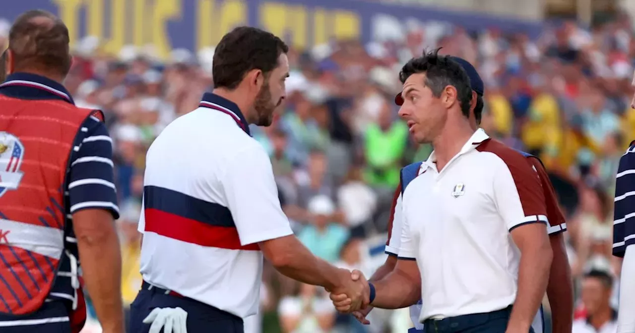 Cantlay's Ryder Cup 'protest' leaves fans laughing; McIlroy admits fault