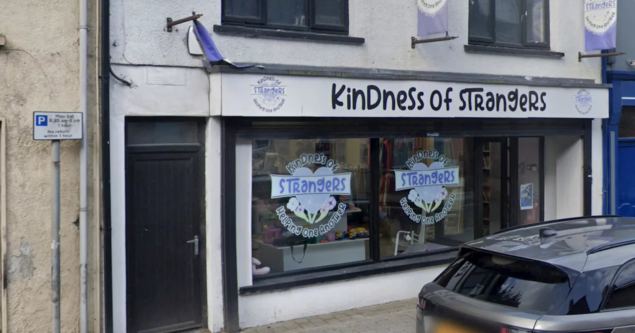 NI charity shop shuts after 'threat' following woman sleeping in doorway