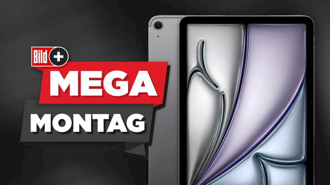 Das neue Apple iPad Air beim BILDplus MEGA MONTAG gewinnen