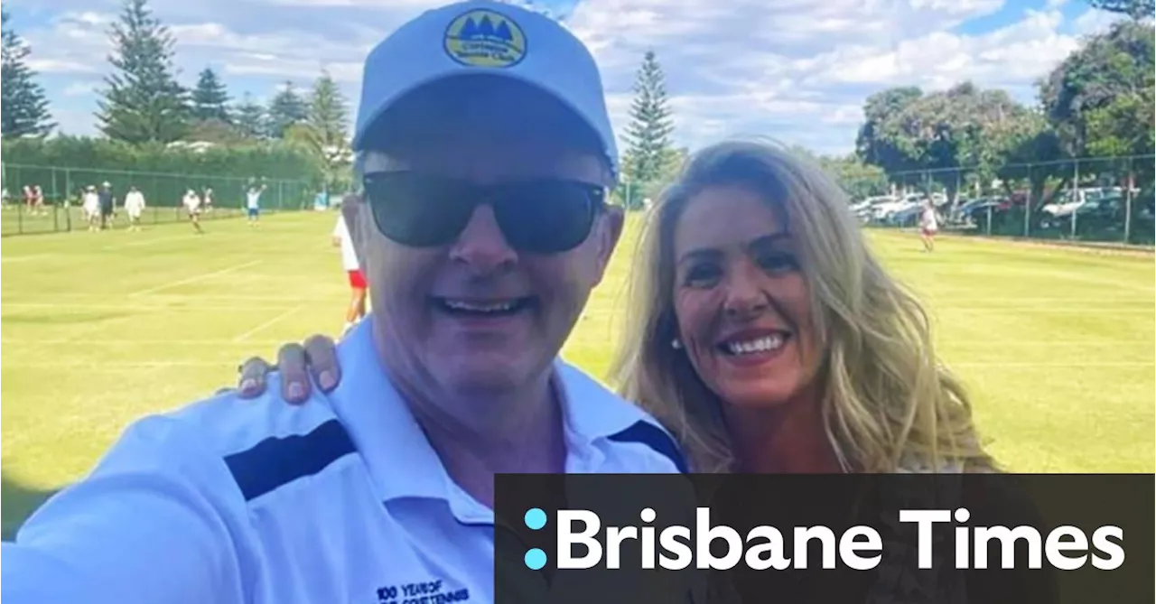 ‘I did some exercise’: Albanese returns serve over tennis photos