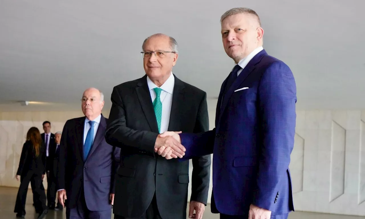 A agenda de Alckmin como substituto de Lula ao lado do primeiro-ministro da Eslováquia