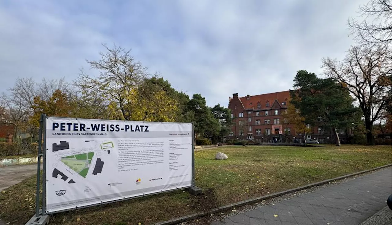 Peter-Weiss-Platz in Babelsberg wird denkmalgerecht saniert