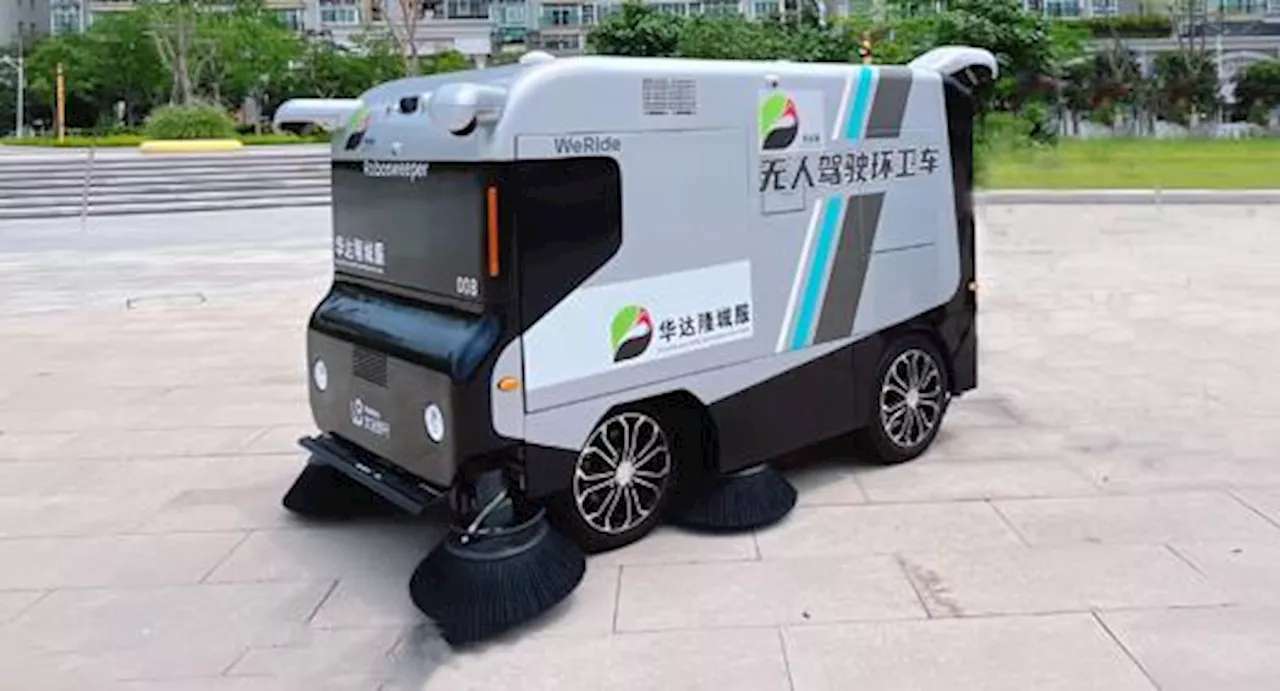 A Singapore c’è un veicolo a guida autonoma che pulisce le strade: arriva dalla Cina