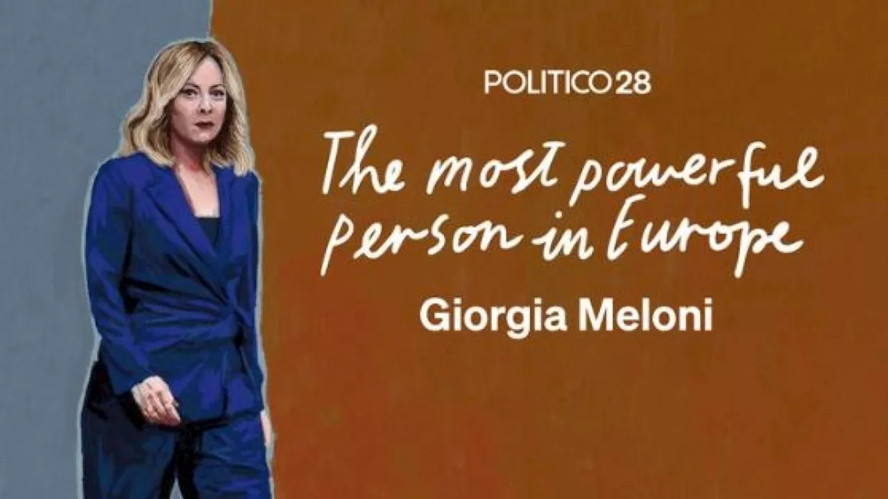 Giorgia Meloni scelta come «personaggio più influente del 2025»