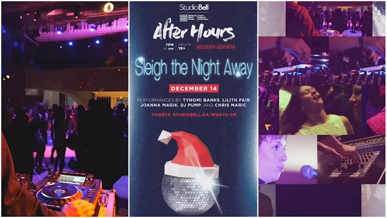 'Sleigh the Night Away': Studio Bell hosting adults-only holiday party