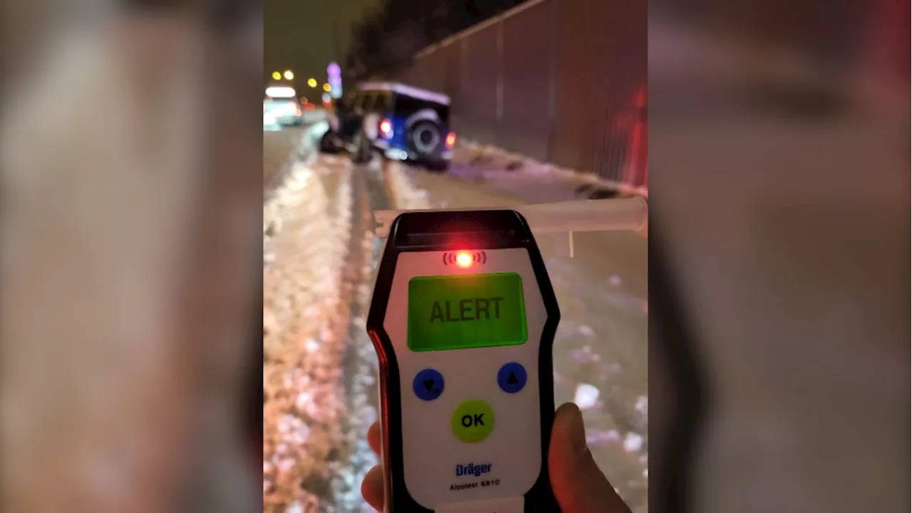 Ottawa driver hits the road impaired despite winter driving conditions: OPP