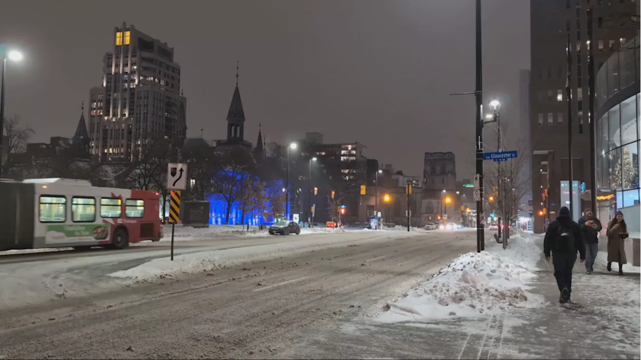 Risk of freezing drizzle this morning, 15-25 mm of rain for Ottawa tonight and Wednesday