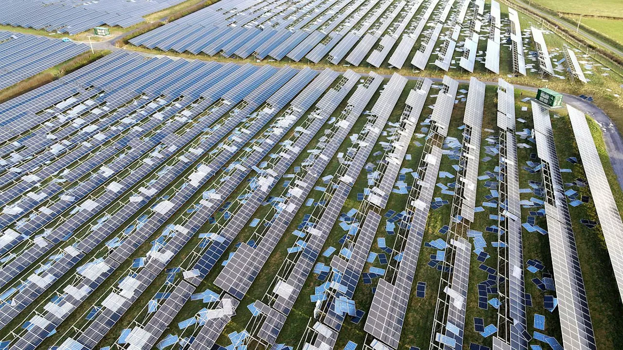 Storm Darragh leaves UK's Biggest solar farm in pieces in blow to green energy