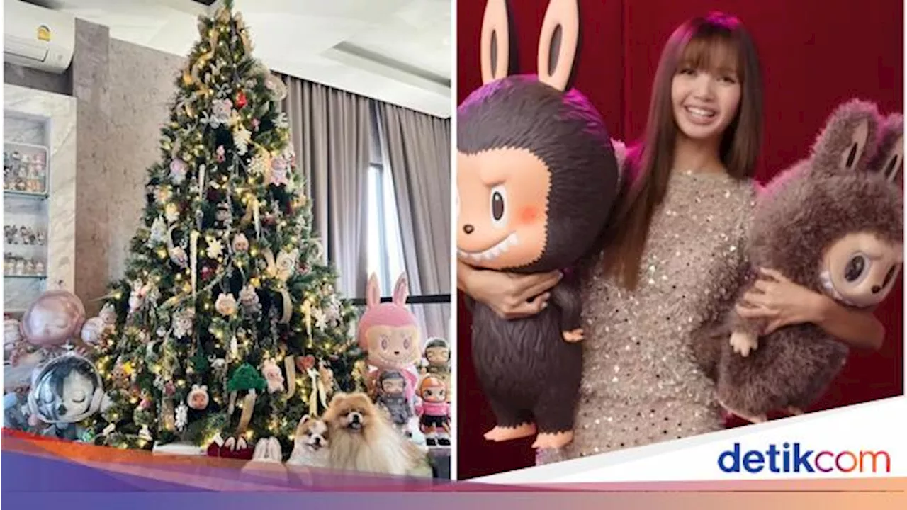 Lisa BLACKPINK Hias Pohon Natal dengan Boneka Labubu, Begini Penampakannya