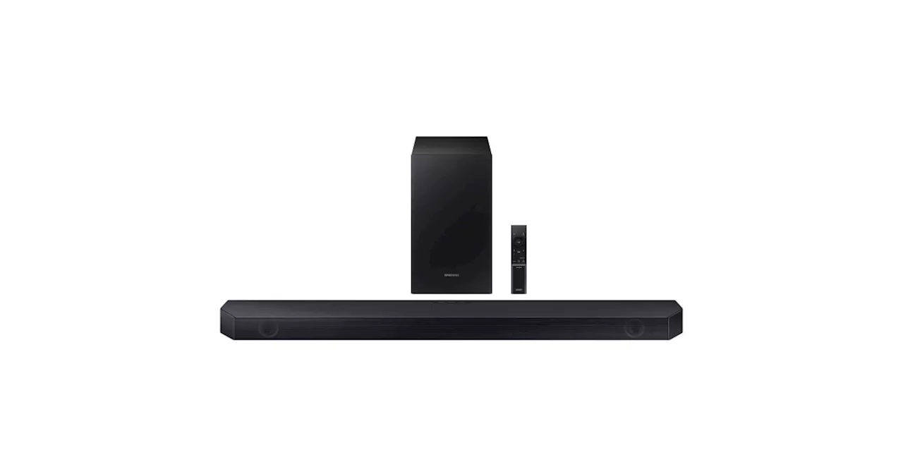 Get this awesome Samsung soundbar with Dolby Atmos for just $200 today