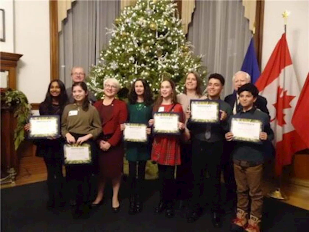 DCDSB students honoured by Forests Canada and Lieutenant Governor of Ontario