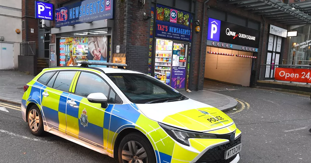 Gang attack schoolboy and teenager in stabbing at city car park