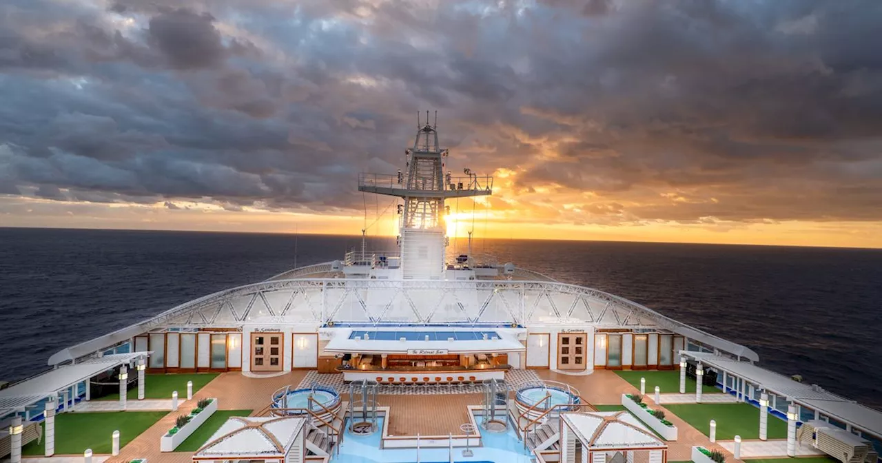 Inside cruise ship's Royal Suite – most expensive cabin with hot tub and free-flowing drinks