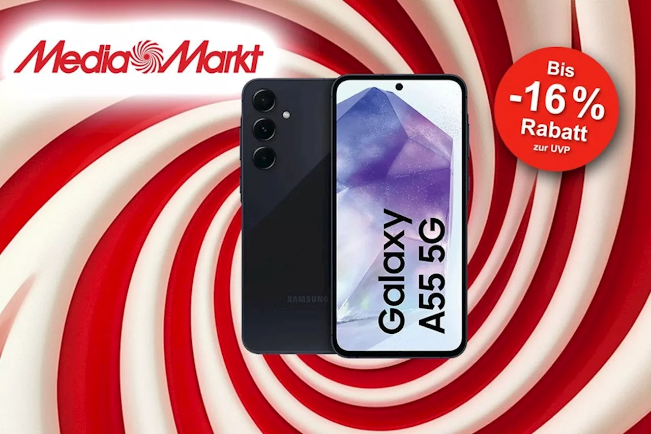 Mega SAMSUNG Galaxy A55 Angebot bei MediaMarkt: Spare bis zu 16% auf das Smartphone mit