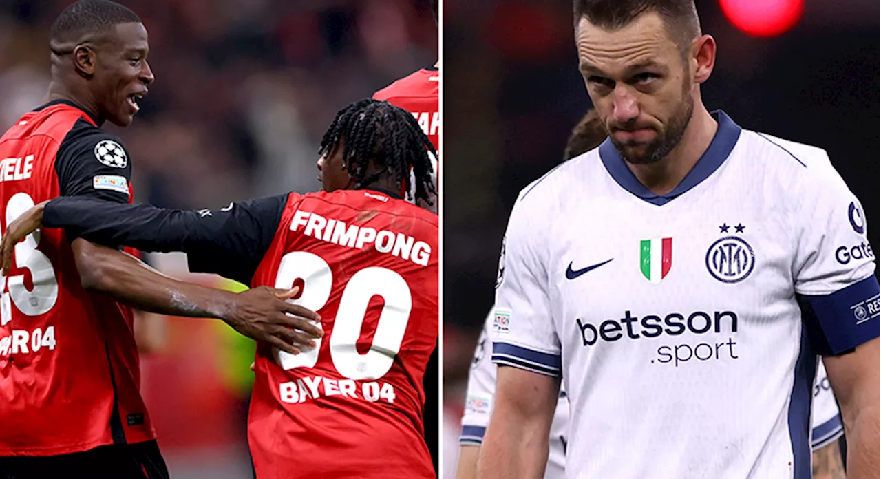 Inter släppte in första målet i CL - när Leverkusen avgjorde sent