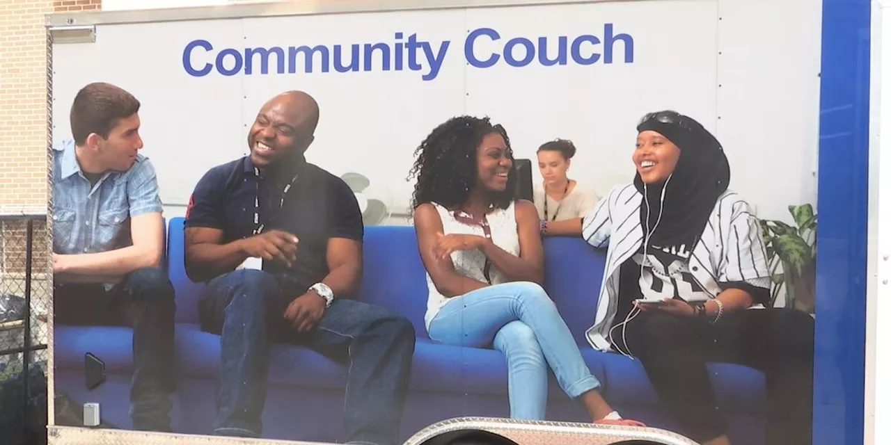 Mobile nonprofit organization rolling out “community couch” to reach homeless population