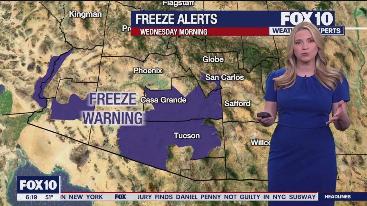 Arizona weather forecast: Cooler temperatures expected today for Arizona