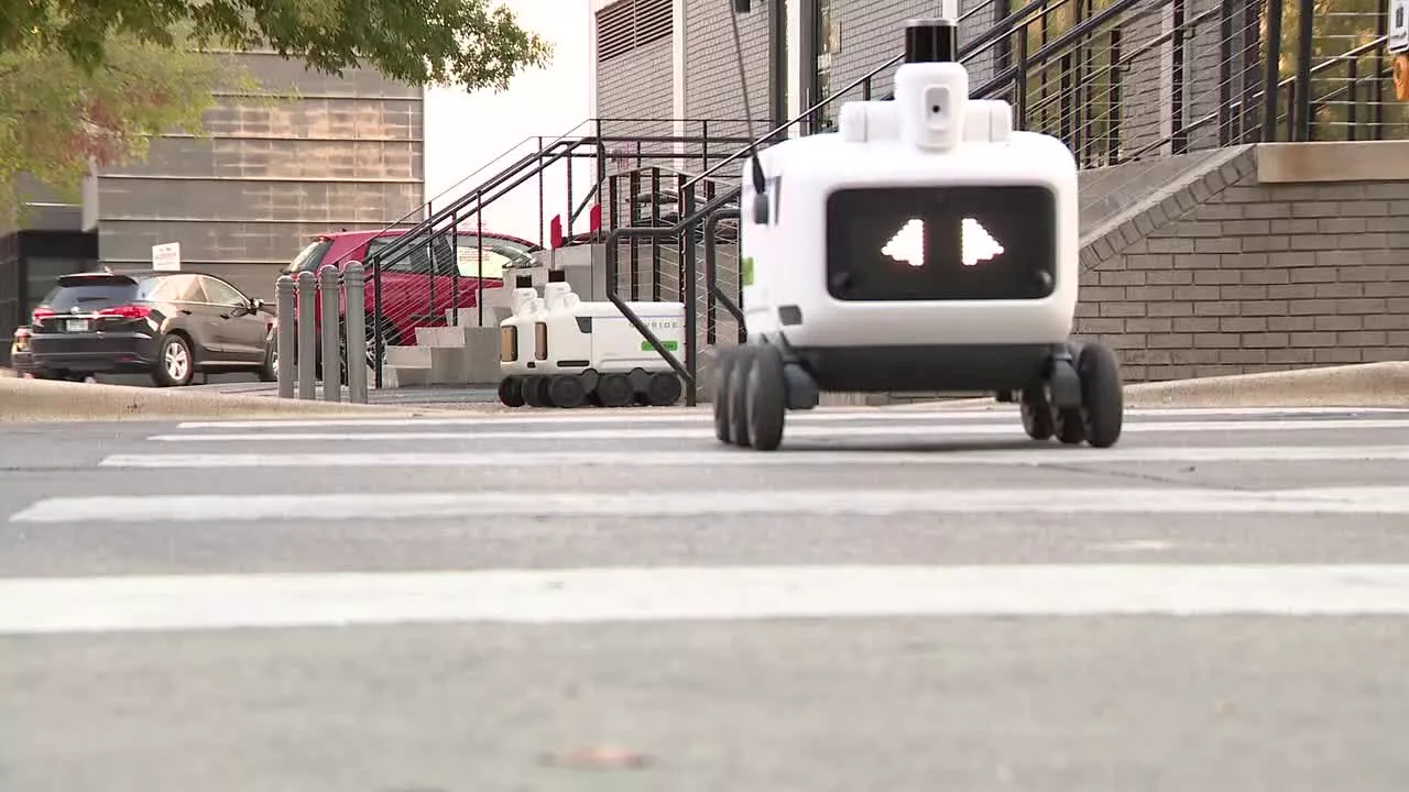 Self-driving robots hitting Downtown Dallas streets for Uber Eats deliveries