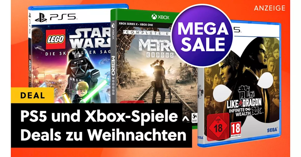 Dutzende AAA-Games für PS5, Xbox & Nintendo Switch zum Spottpreis! Holt euch eure Spiele bei MediaMarkt, wenn ihr in den Weihnachtsferien günstig zocken wollt!