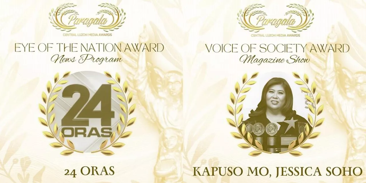 GMA Network programs, personalities honored at 11th Paragala Media Awards