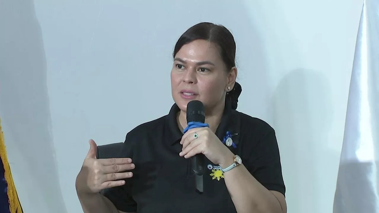 Sara Duterte urged by DOJ to attend NBI probe