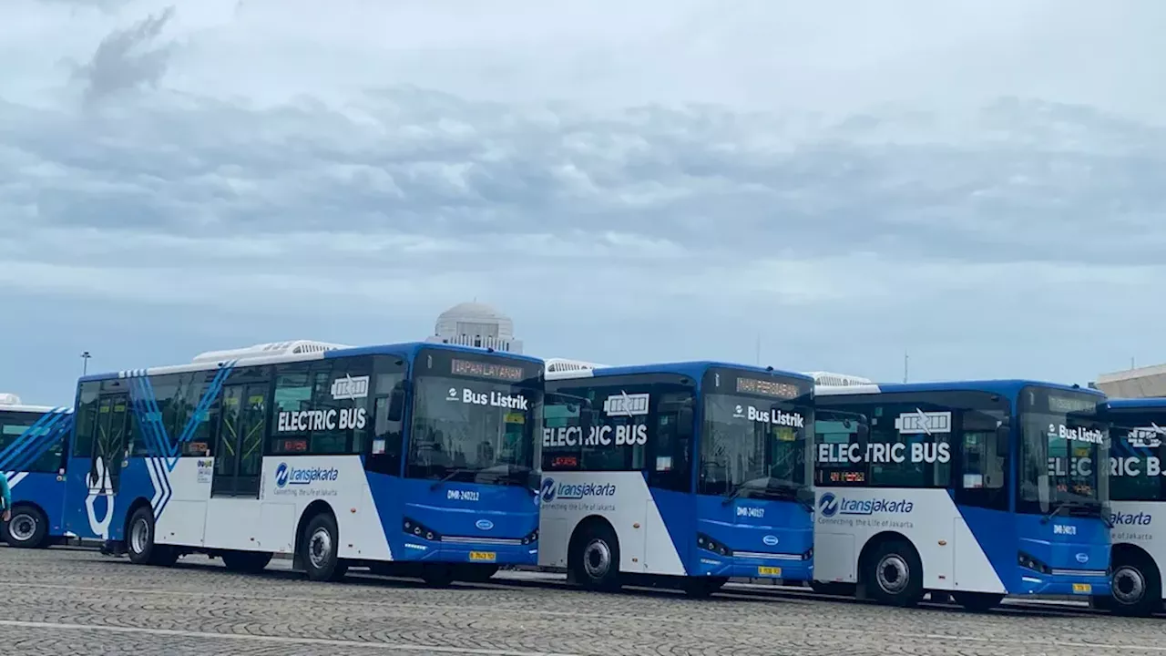 Transjakarta Tambah 200 Unit Bus Listrik