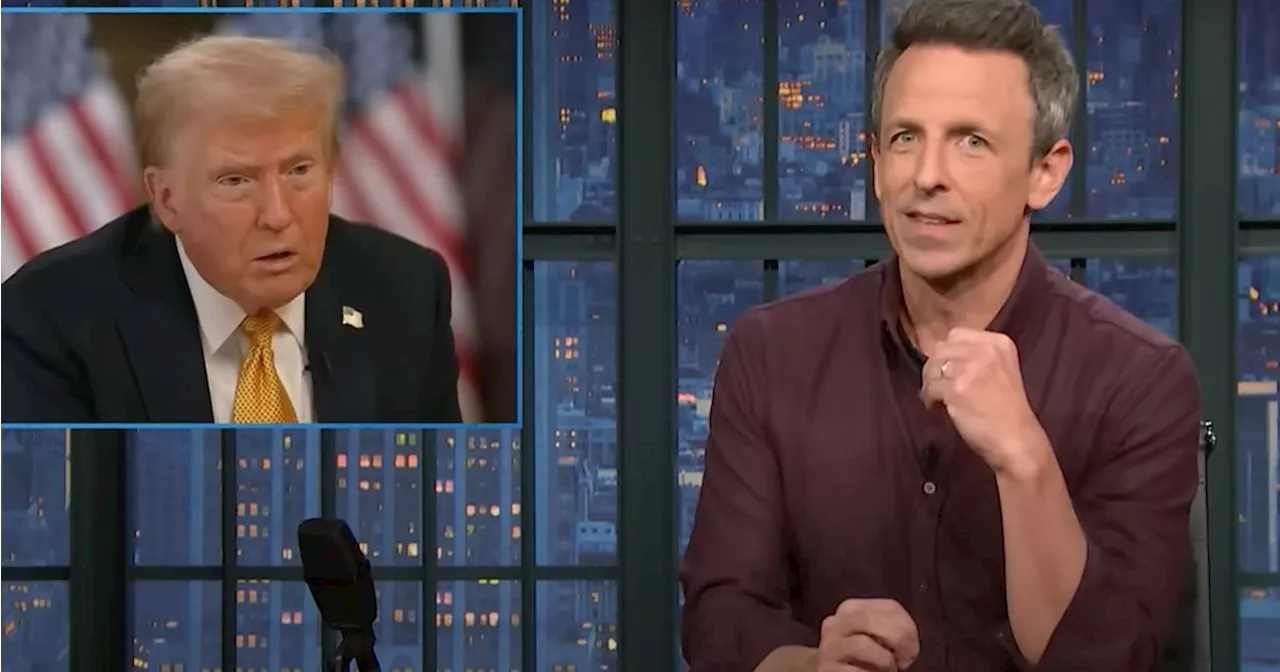 'What?!?': Seth Meyers Exposes Trump's Empty Promise With A Jarring Contrast