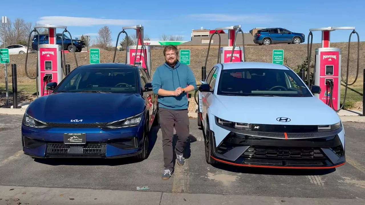 Kia EV6 GT Faces Hyundai Ioniq 5 N In Brotherly Range Test Until Dead