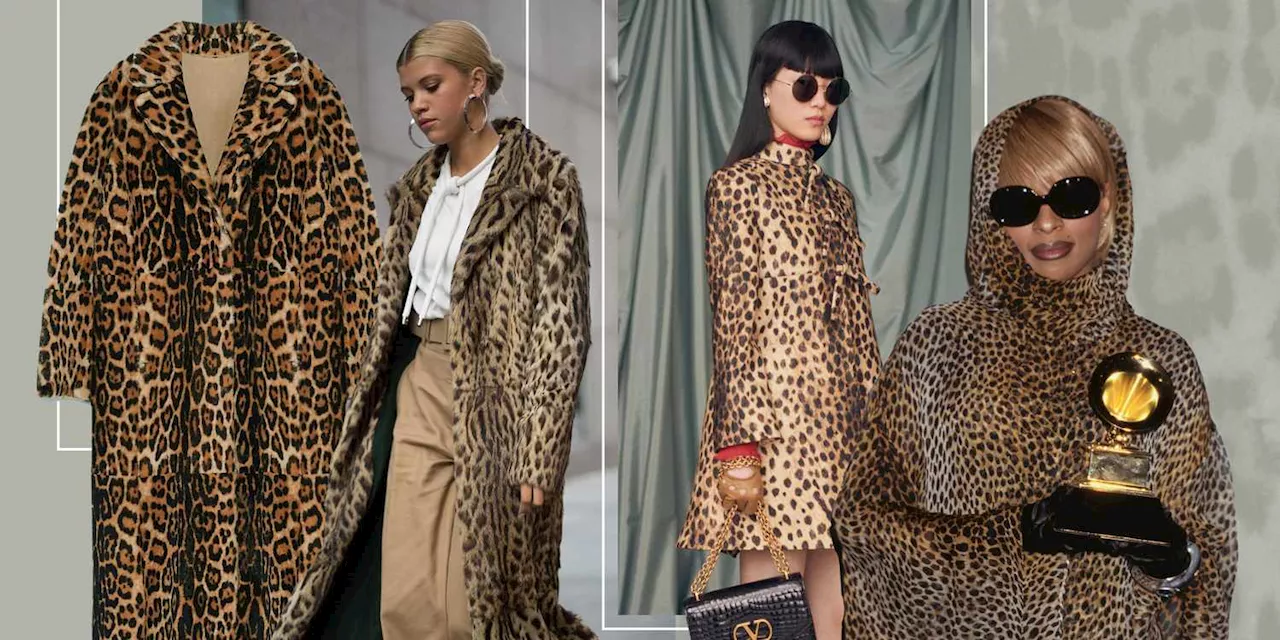 The Leopard Print Statement Coat Is the Ultimate Millennial Comeback Trend