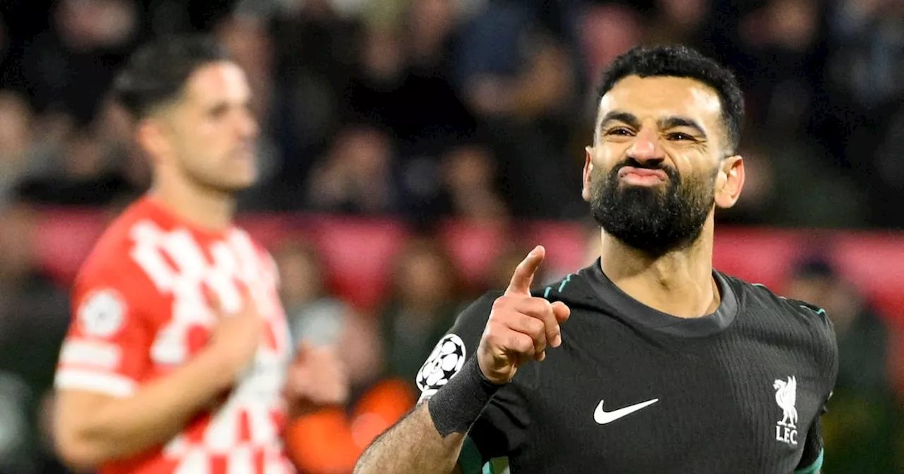 Mohamed Salah’s penalty sinks Girona to make it six wins from six for Liverpool