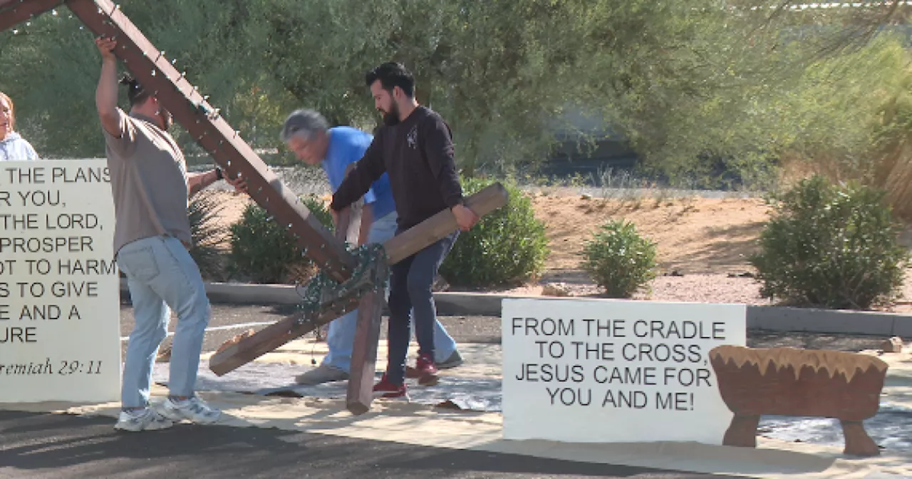 Green Valley Baptist Church brings holiday cheer with annual drive-thru nativity scene 