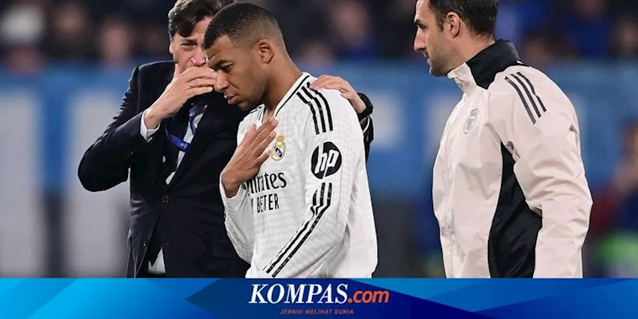 Atalanta Vs Madrid, Saat Mbappe Ukir Gol Ke-50 lalu Alami Cedera...