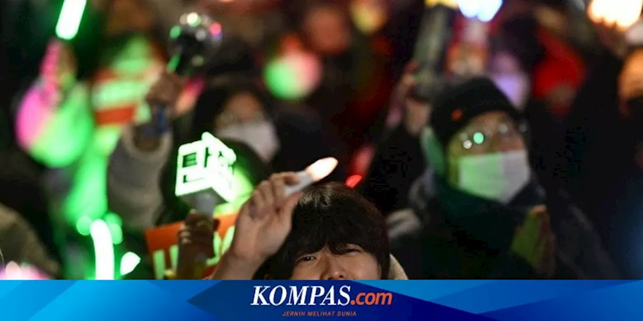 Saat Lagu APT Iringi Demo Darurat Militer Korea Selatan, Suasana seperti Konser...