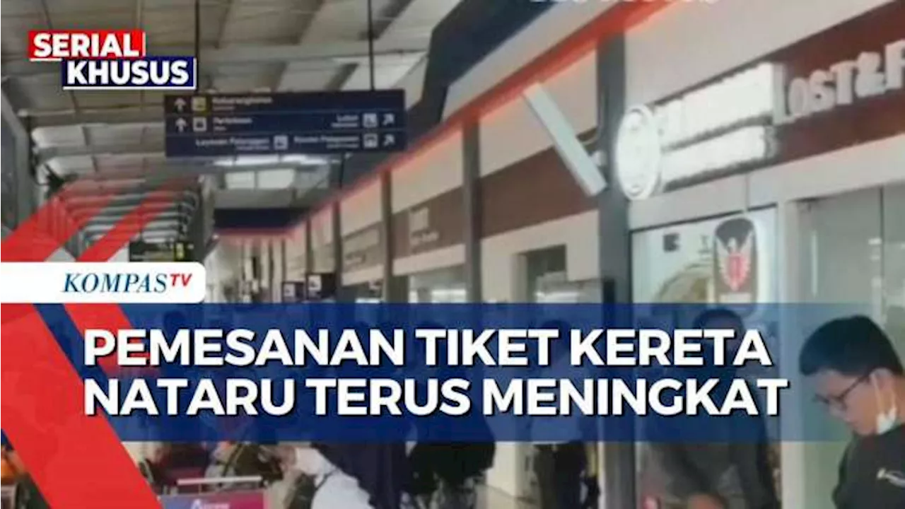 Lonjakan Pesanan Tiket Kereta Api Libur Nataru, 110.364 Tiket Ludes Terjual