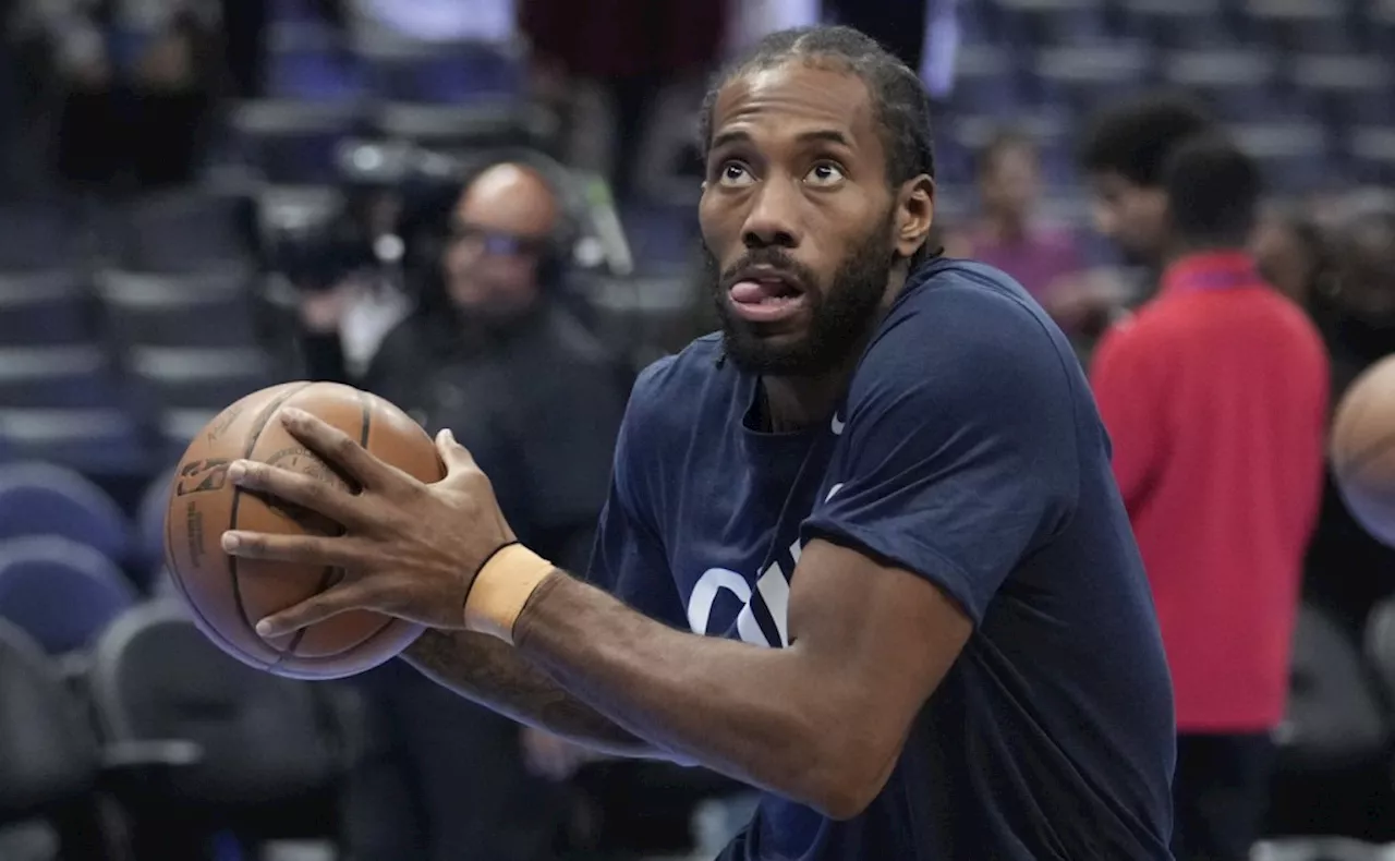 Clippers’ Kawhi Leonard practices for first time this season